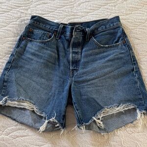 Levi’s High Waisted Bermuda Denim Women's Shorts